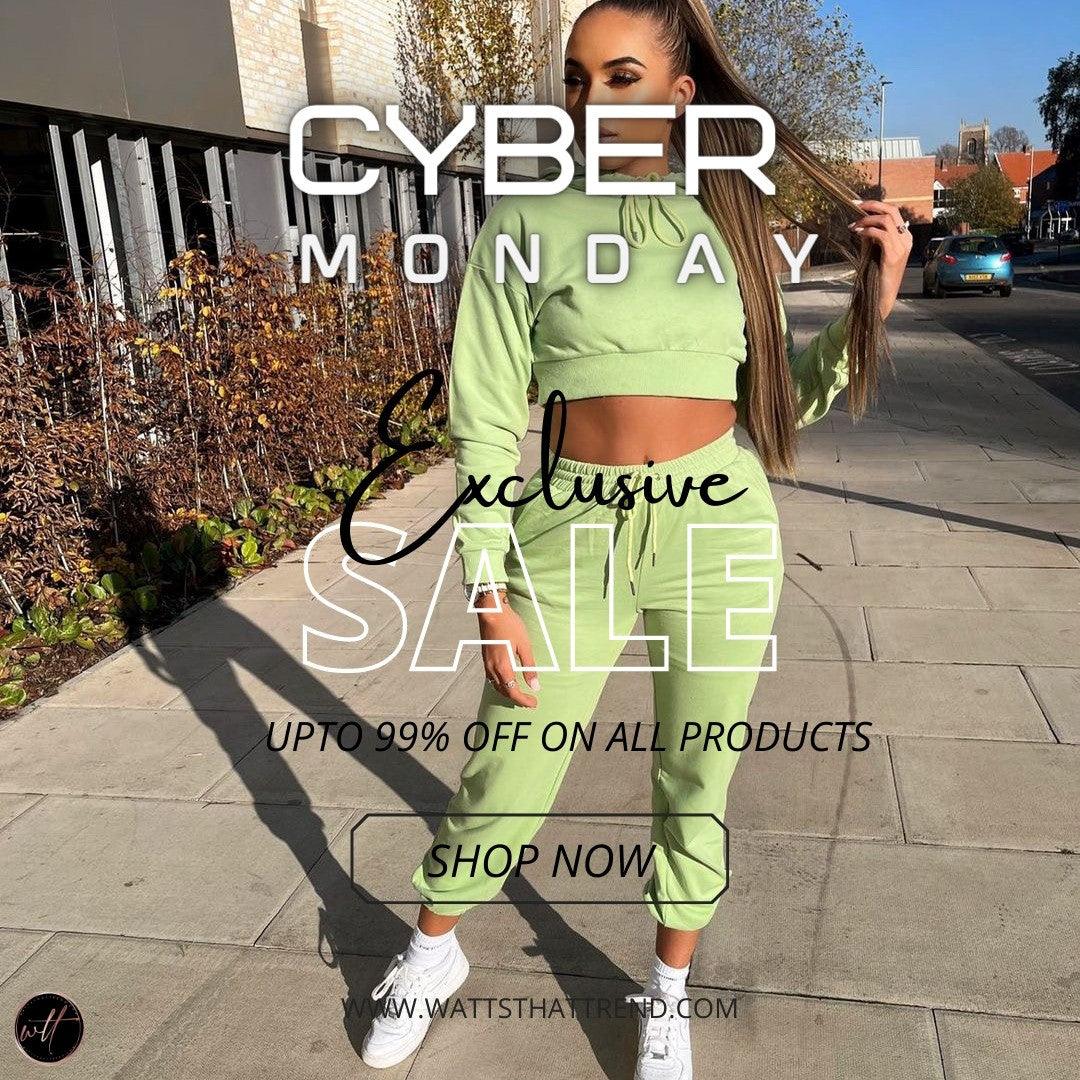cyber monday black friday 99% off big sales discounts wtt watts that trend mars the label boohoo pretty little thing missguided oh polly 