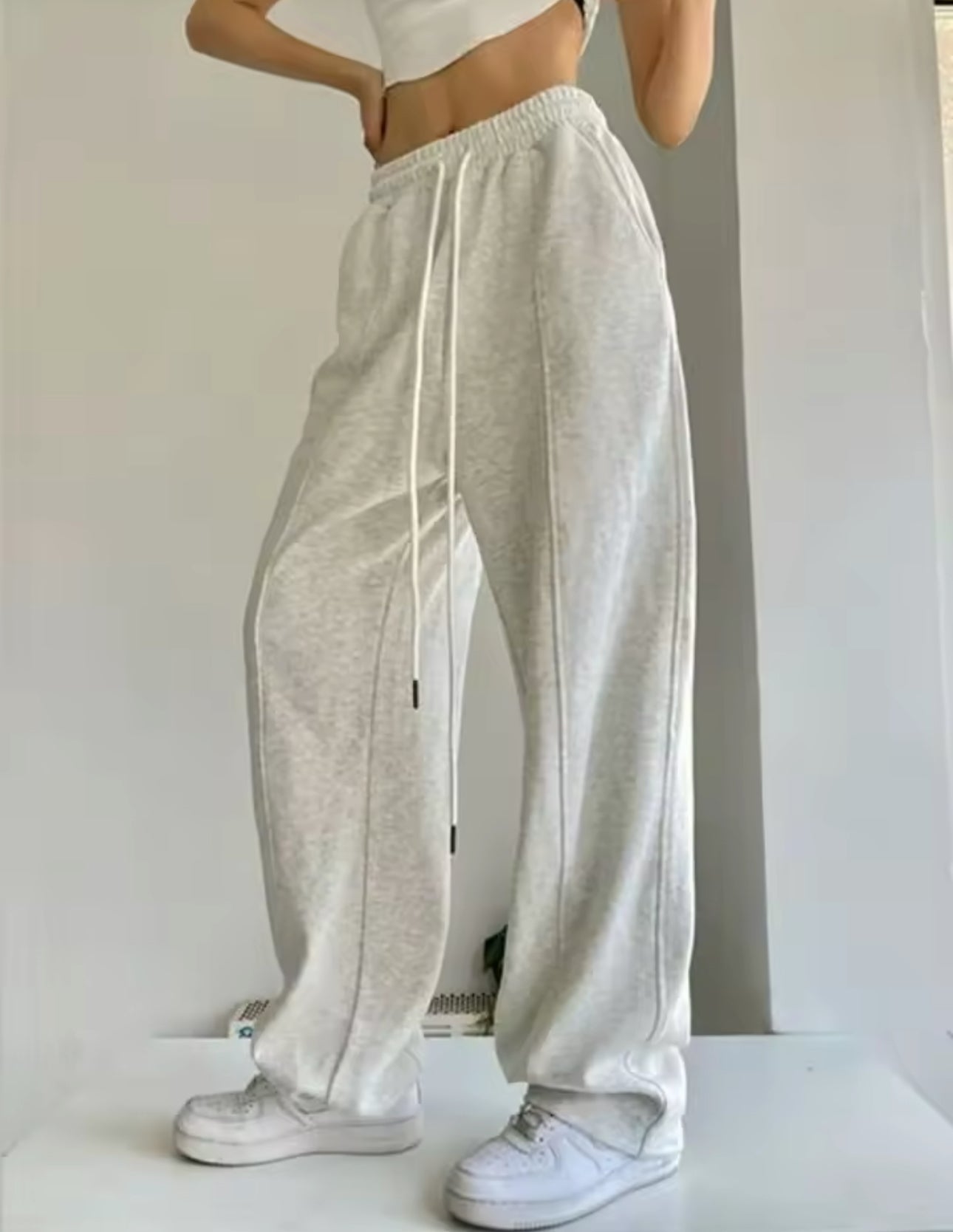 Oversized Joggers in Grey