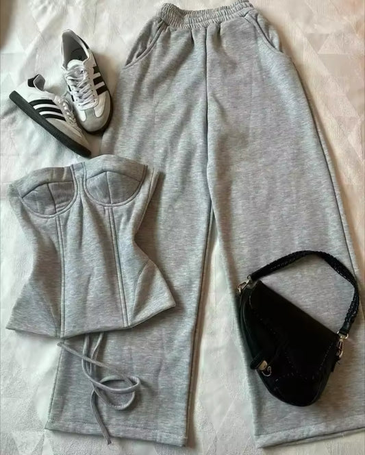 Corset and Jogger Lounge Set